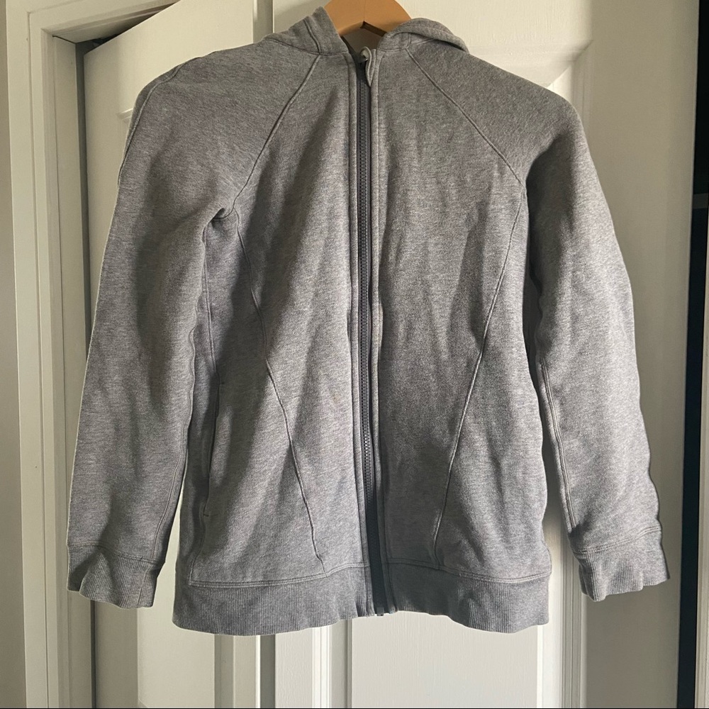 Ivivva by Lululemon Grey Zip Up Hoodie